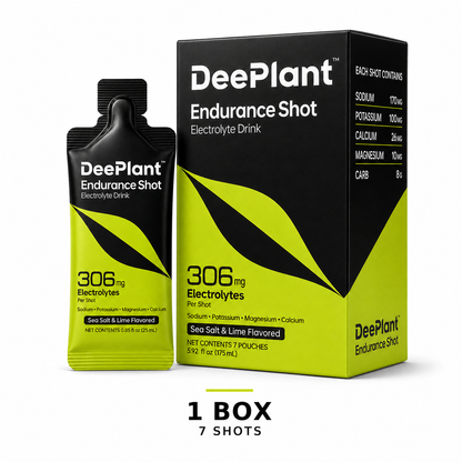 DeePlant Endurance Shot Electrolyte Drink, – Sea Salt Lime