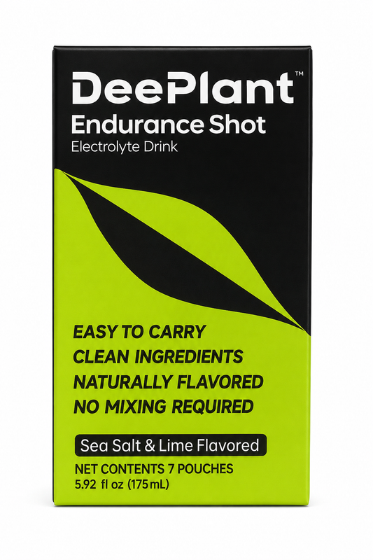 DeePlant Endurance Shot Electrolyte Drink, – Sea Salt Lime｜2 boxs