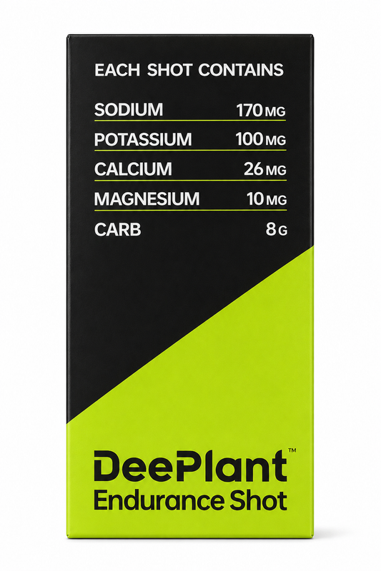 DeePlant Endurance Shot Electrolyte Drink, – Sea Salt Lime
