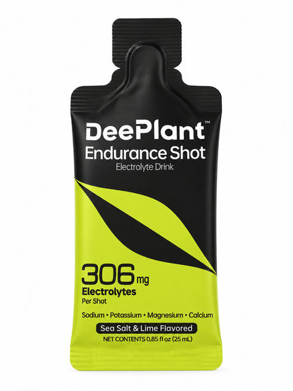 DeePlant Endurance Shot Electrolyte Drink, – Sea Salt Lime