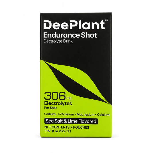 DeePlant Endurance Shot Electrolyte Drink, – Sea Salt Lime